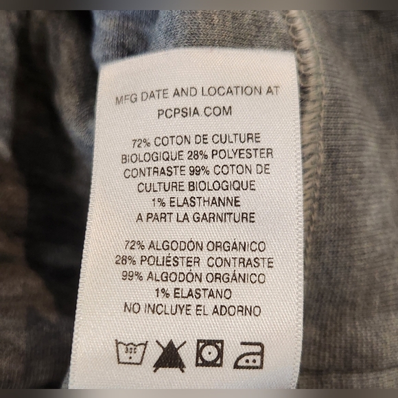 Patagonia Special Edition Quilted Pullover 1/4 Snap Jersey Knit Grey Cotton - Picture 14 of 16